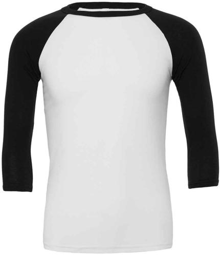 Canvas Unisex 3/4 Sleeve Baseball T-Shirt