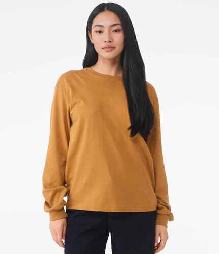Canvas Unisex Heavyweight Long Sleeve Boxy T-Shirt 2