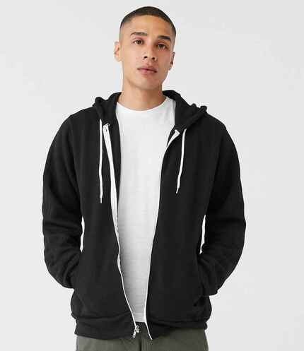 Canvas Unisex Full Zip Hoodie 3