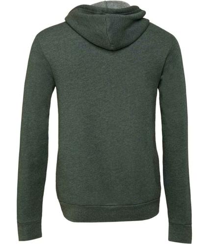 Canvas Unisex Full Zip Hoodie 2