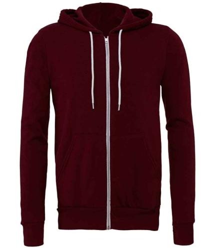 Canvas Unisex Full Zip Hoodie