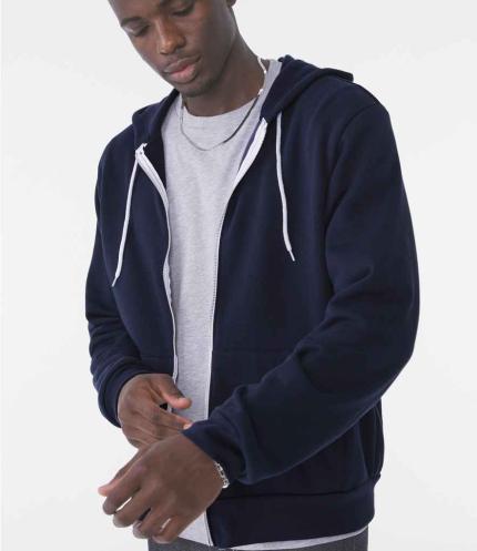 Canvas Unisex Full Zip Hoodie 3