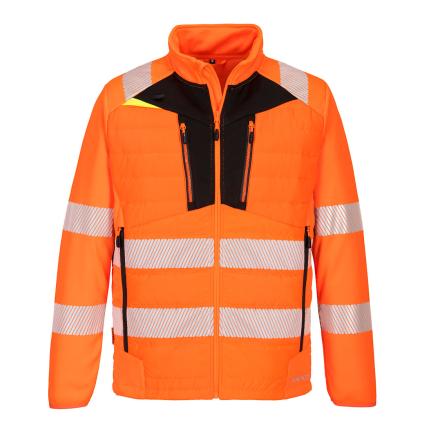 Portwest
 DX4 Hi-Vis Hybrid Baffle Jacket