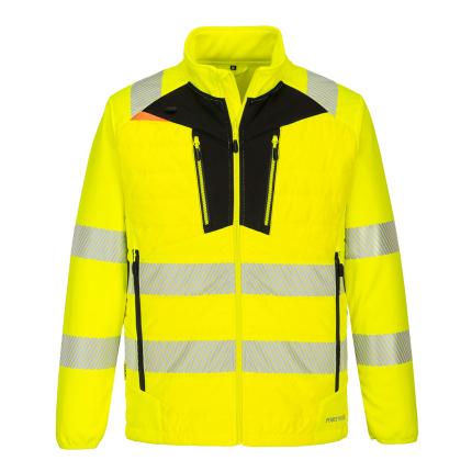 Portwest
 DX4 Hi-Vis Hybrid Baffle Jacket