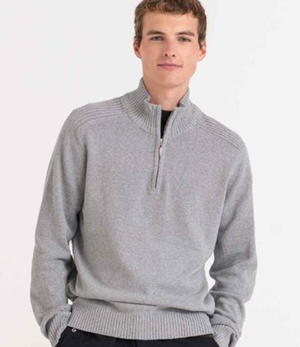 Ecologie Unisex Wakhan Zip Neck Sustainable Sweater 2