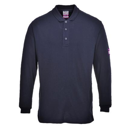 Portwest
 Flame Resistant Anti-Static Long Sleeve Polo Shirt