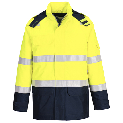 Portwest Bizflame Rain+ Hi-Vis Light Arc Jacket 0