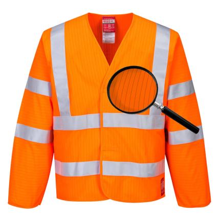 Portwest
 Hi-Vis Anti Static Jacket - Flame Resistant 0