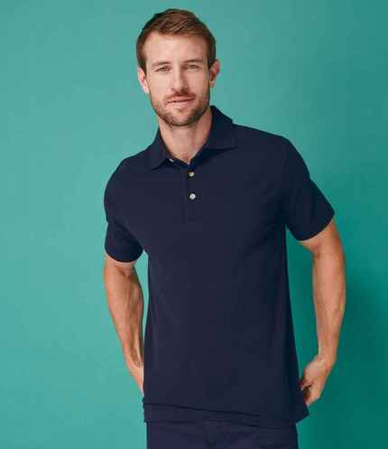 Henbury Classic Heavy Cotton Piqué Polo Shirt 1