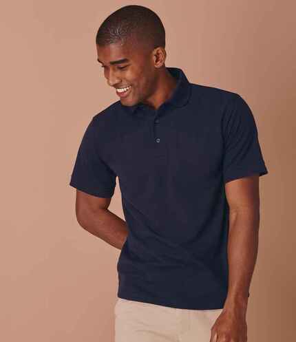 Henbury Heavy Poly/Cotton Piqué Polo Shirt 1