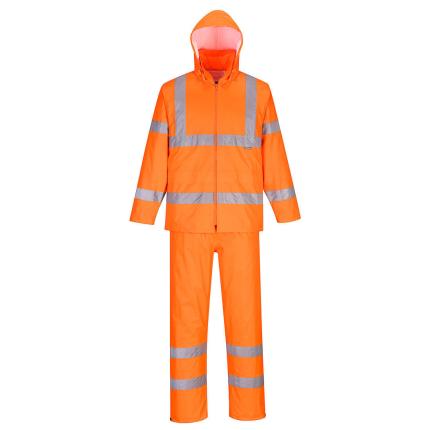 Portwest
 Hi-Vis Packaway Rain Suit 0
