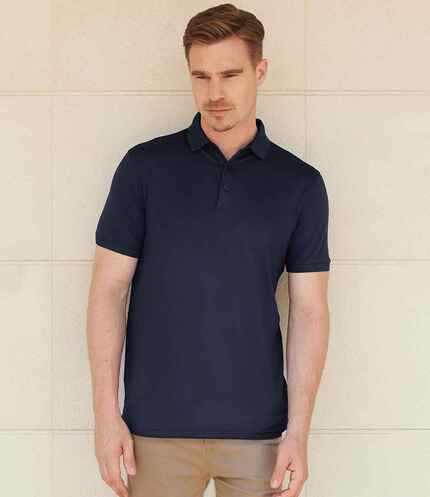 Henbury Slim Fit Stretch Microfine Piqué Polo Shirt 3