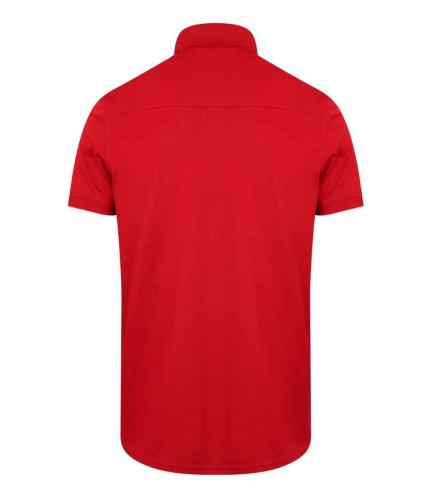 Henbury Slim Fit Stretch Microfine Piqué Polo Shirt 2