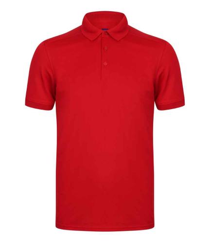 Henbury Slim Fit Stretch Microfine Piqué Polo Shirt