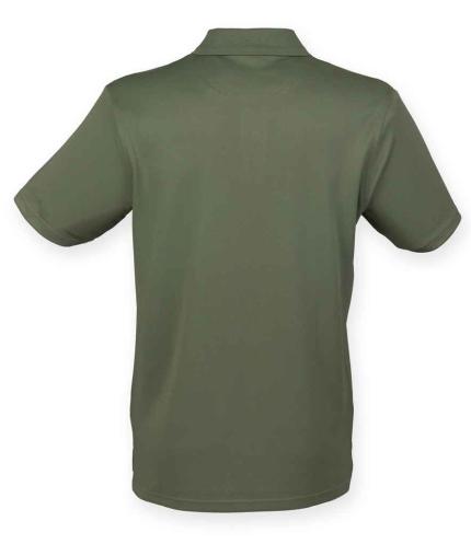 Henbury Coolplus® Wicking Piqué Polo Shirt 2