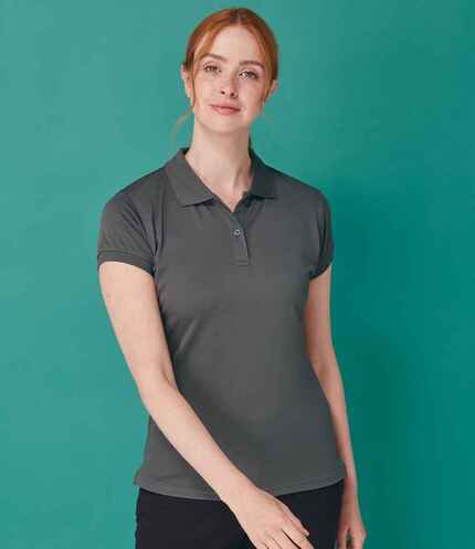 Henbury Ladies Coolplus® Wicking Piqué Polo Shirt 3