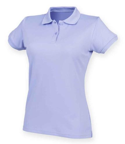 Henbury Ladies Coolplus® Wicking Piqué Polo Shirt