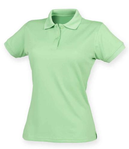 Henbury Ladies Coolplus® Wicking Piqué Polo Shirt