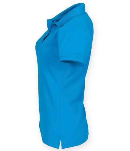 Henbury Ladies Coolplus® Wicking Piqué Polo Shirt 1