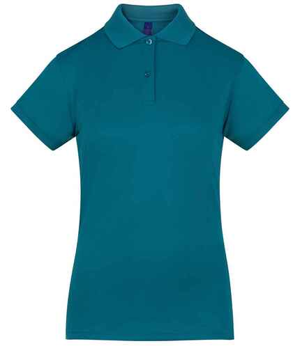Henbury Ladies Coolplus® Wicking Piqué Polo Shirt