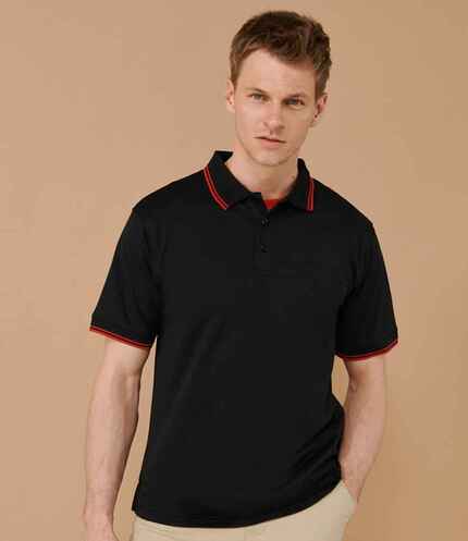 Henbury Coolplus® Tipped Polo Shirt 3