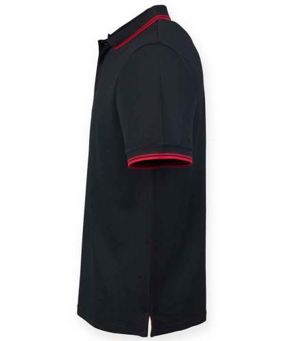 Henbury Coolplus® Tipped Polo Shirt 1