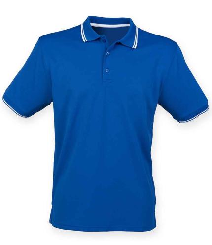 Henbury Coolplus® Tipped Polo Shirt 0