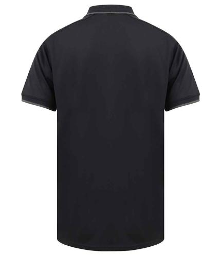 Henbury HiCool® Tipped Polo Shirt 2