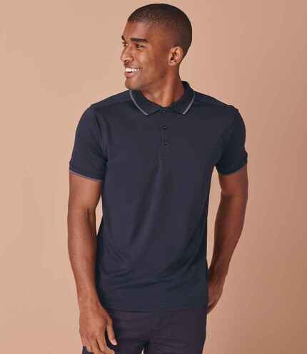 Henbury HiCool® Tipped Polo Shirt 3