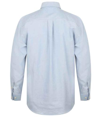 Henbury Long Sleeve Classic Oxford Shirt 2