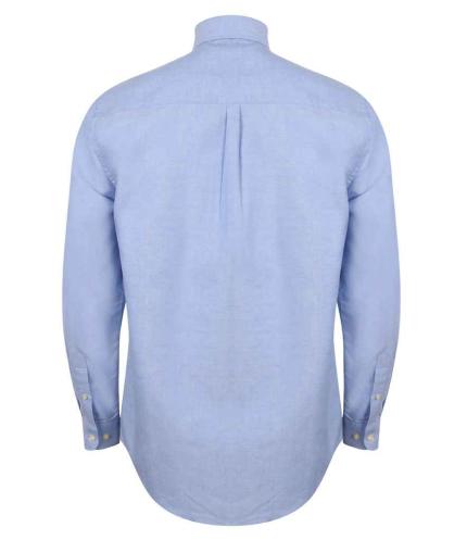 Henbury Modern Long Sleeve Classic Fit Oxford Shirt 2