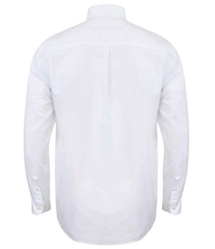 Henbury Modern Long Sleeve Classic Fit Oxford Shirt 2