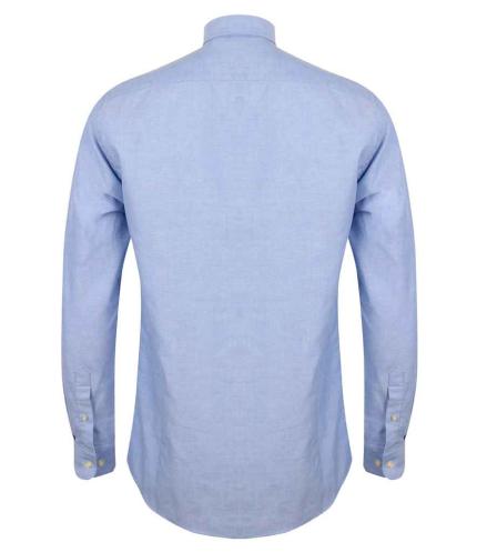 Henbury Modern Long Sleeve Regular Fit Oxford Shirt 2