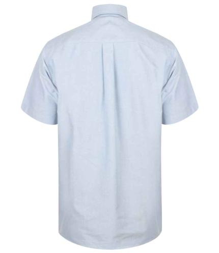 Henbury Short Sleeve Classic Oxford Shirt 2