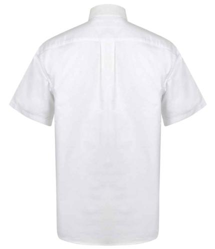 Henbury Short Sleeve Classic Oxford Shirt 2