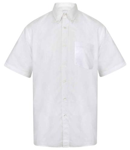 Henbury Short Sleeve Classic Oxford Shirt 0