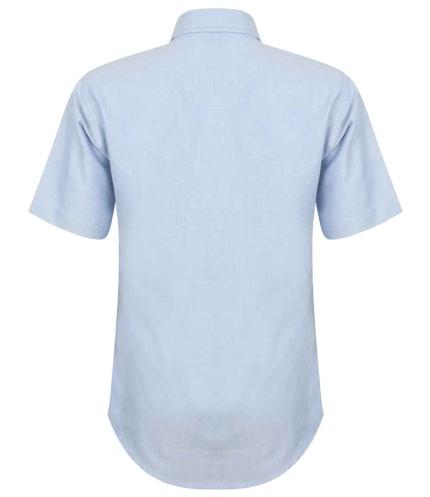 Henbury Ladies Short Sleeve Classic Oxford Shirt 2