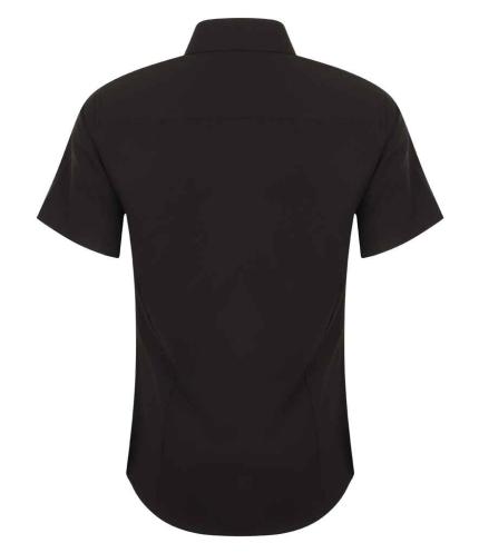 Henbury Ladies Short Sleeve Wicking Shirt 2
