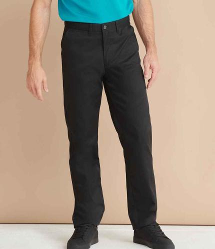 Henbury 65/35 Flat Fronted Chino Trousers 2