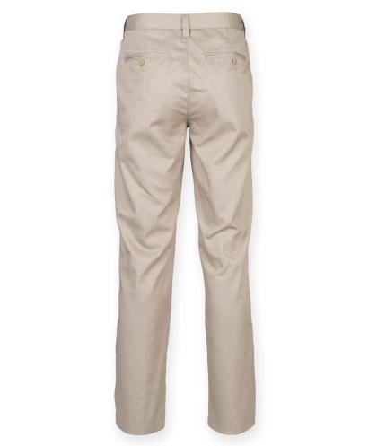 Henbury 65/35 Flat Fronted Chino Trousers 2