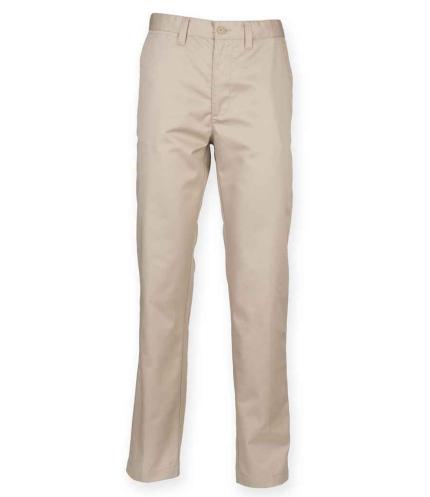 Henbury 65/35 Flat Fronted Chino Trousers