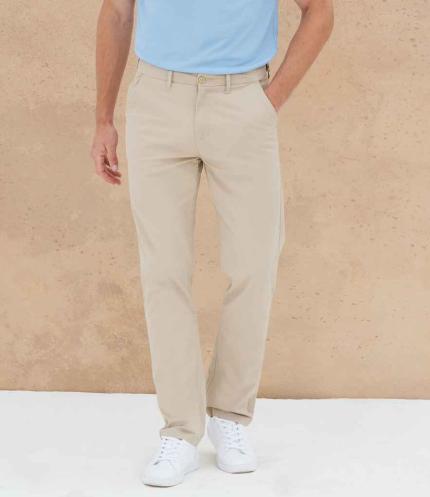 Henbury 65/35 Flat Fronted Chino Trousers 3