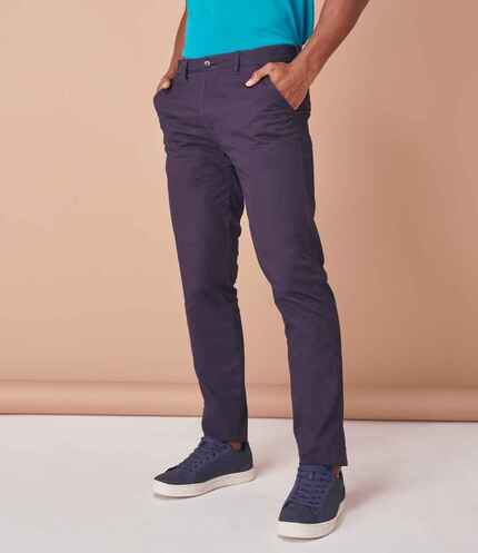 Henbury Stretch Flex Waistband Chino Trousers 3