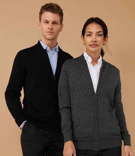 Henbury Unisex Zip Through Cardigan 3