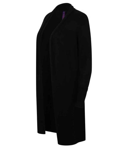 Henbury Ladies Longline Open Cardigan 1
