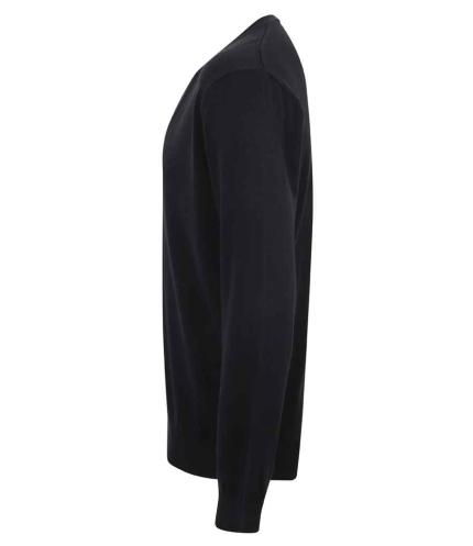 Henbury Lightweight Cotton Acrylic V Neck Cardigan 1