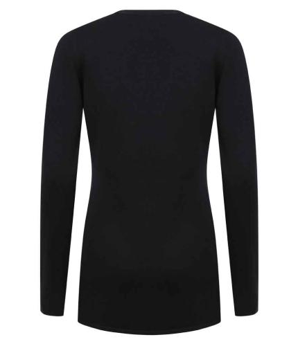 Henbury Ladies Cotton Acrylic V Neck Cardigan 2