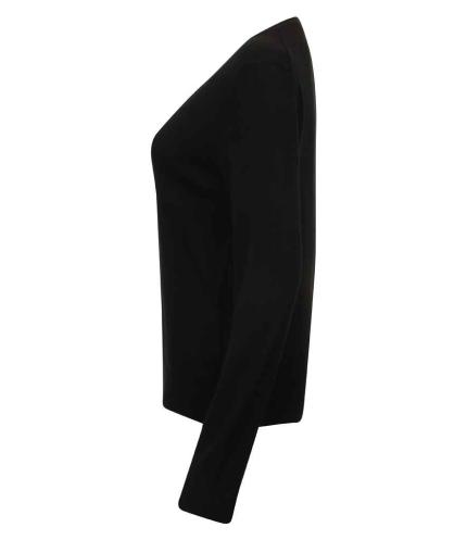 Henbury Ladies Lightweight V Neck Cardigan 1