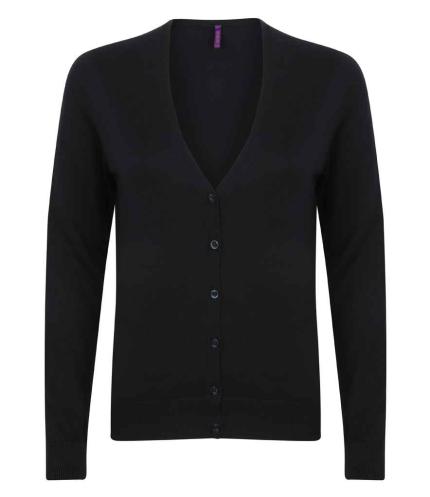 Henbury Ladies Lightweight V Neck Cardigan