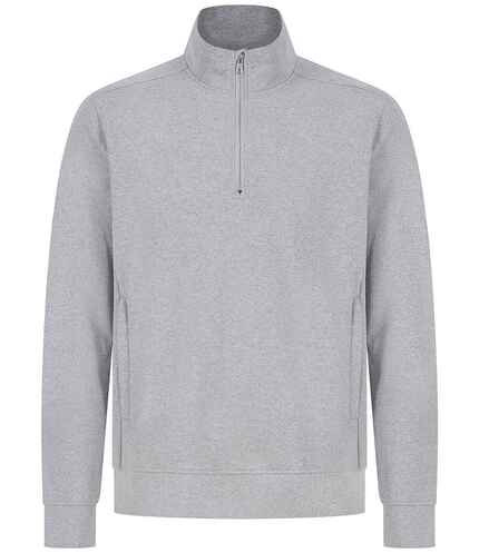 Henbury Unisex Sustainable 1/4 Zip Sweatshirt 0